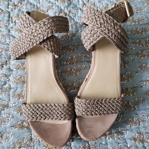 Stuart Weitzman Ankle Strap Wedge Sandal